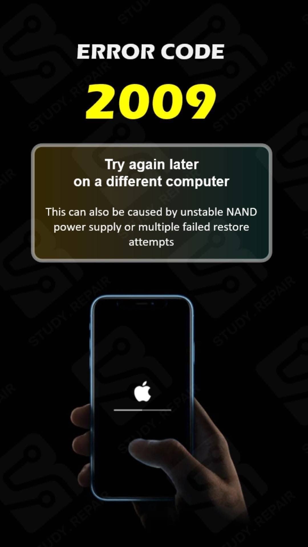 Itune Error 2009 Solution Tips