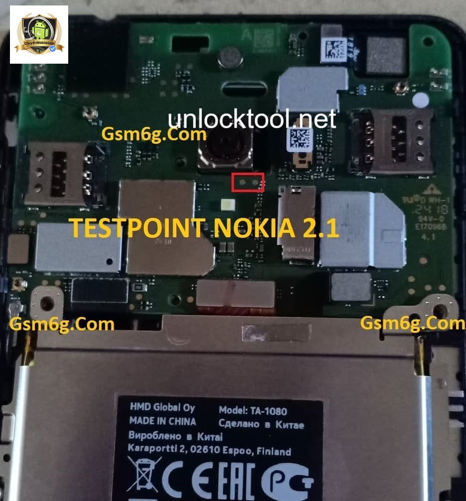 Nokia 2.1 Test Point / EDL Point