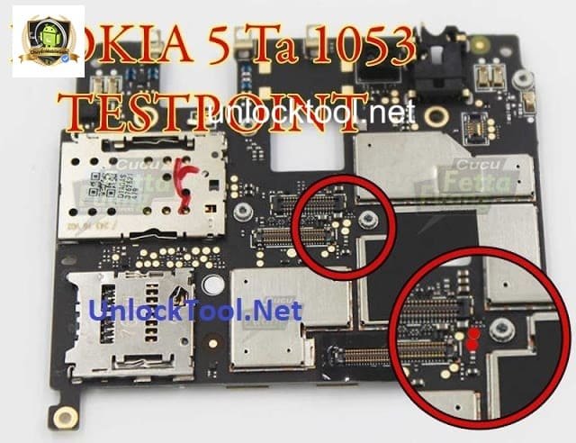 Nokia 5 Ta-1053 Test Point / EDL Point