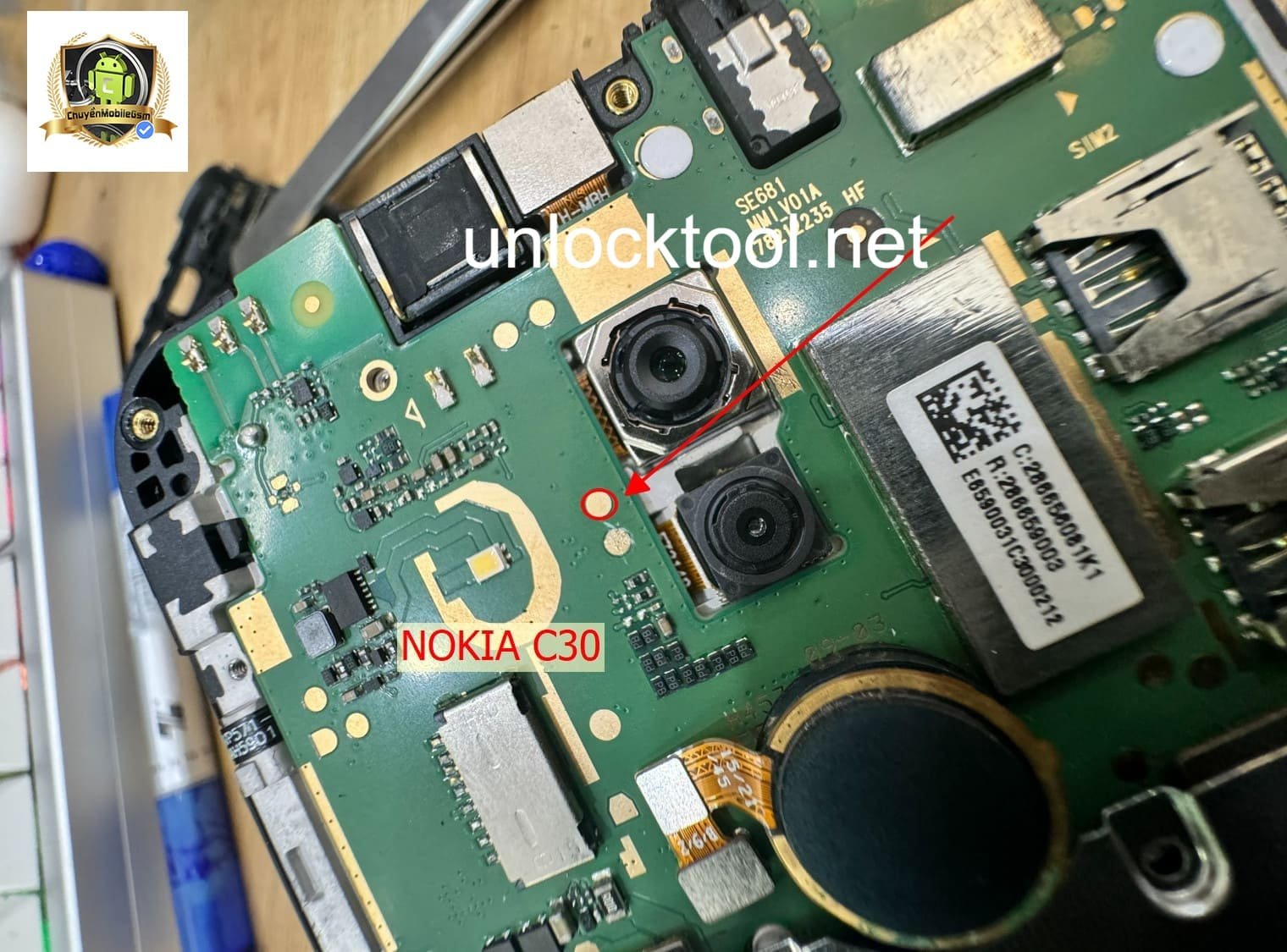 Nokia C30 Test Point / EDL Point